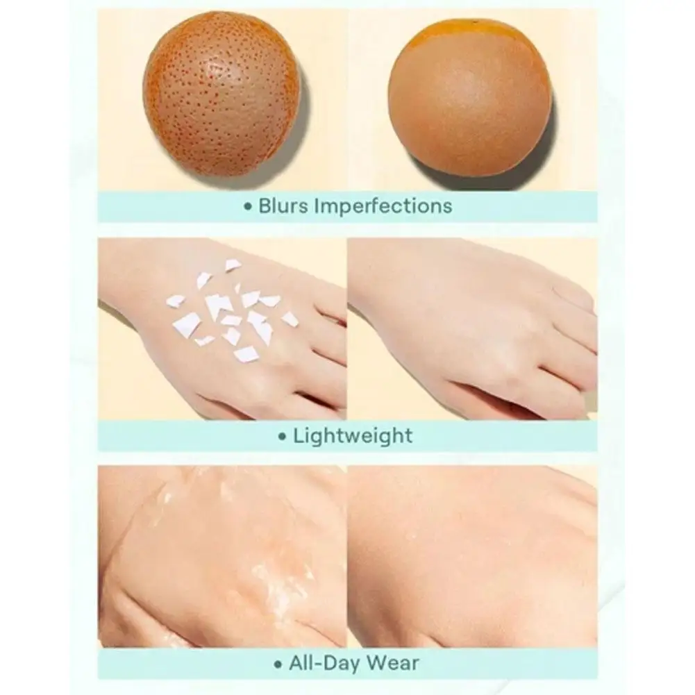 Correcteur hydratant contrôlant l'huile, soie, Pores invisibles, maquillage lisse, crème avant, nettoyage en profondeur, apaiser la peau, démaquillant