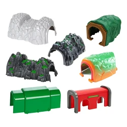 Boy Toys Small Cave Tunnel Scene Track Accessories And Compatible Wooden Train Educational Boy Child Toys S8