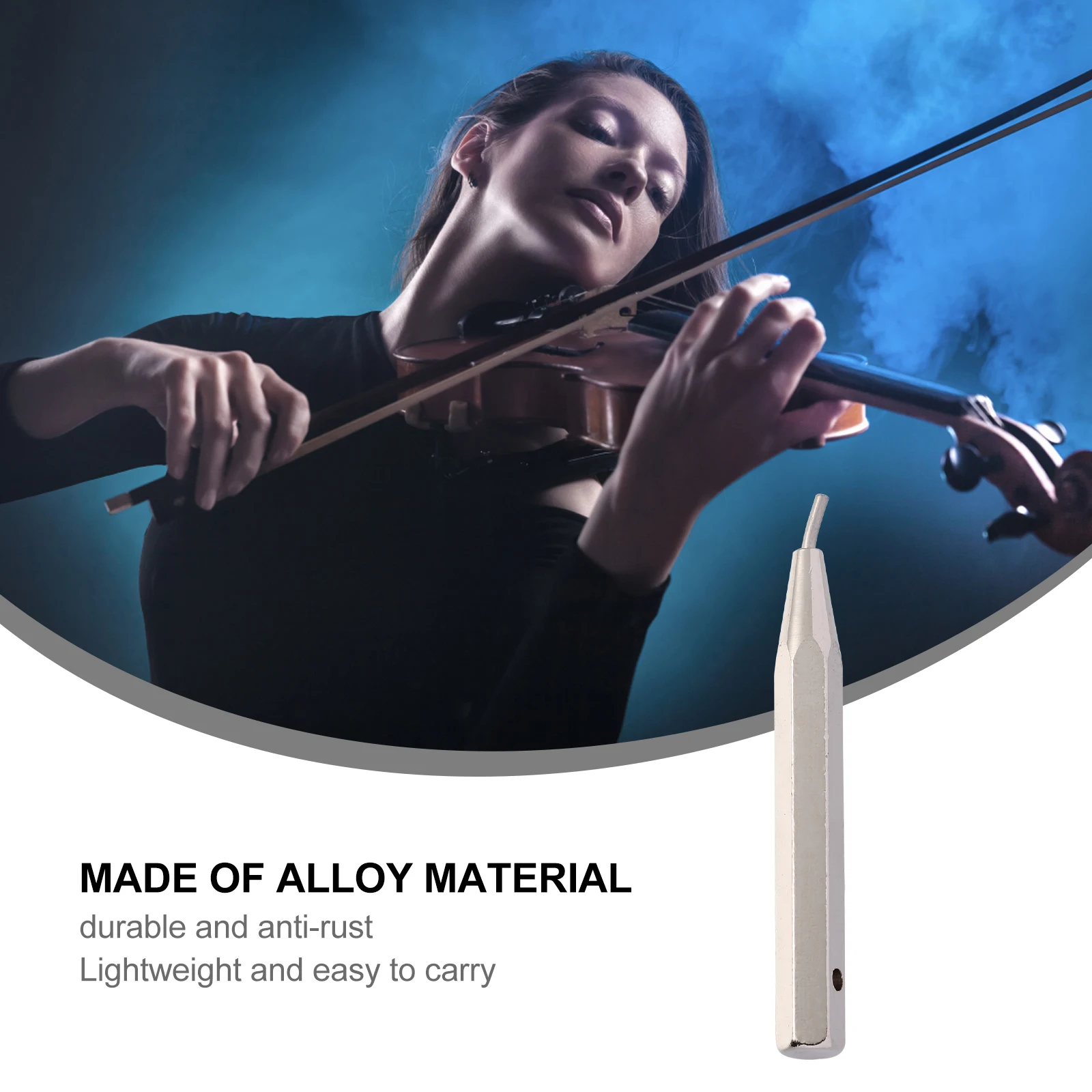 

Screwdriver Violin Wrench Tool for Violins Repair Chinrest Hand Use Accessory Silver Shoulder Shaft