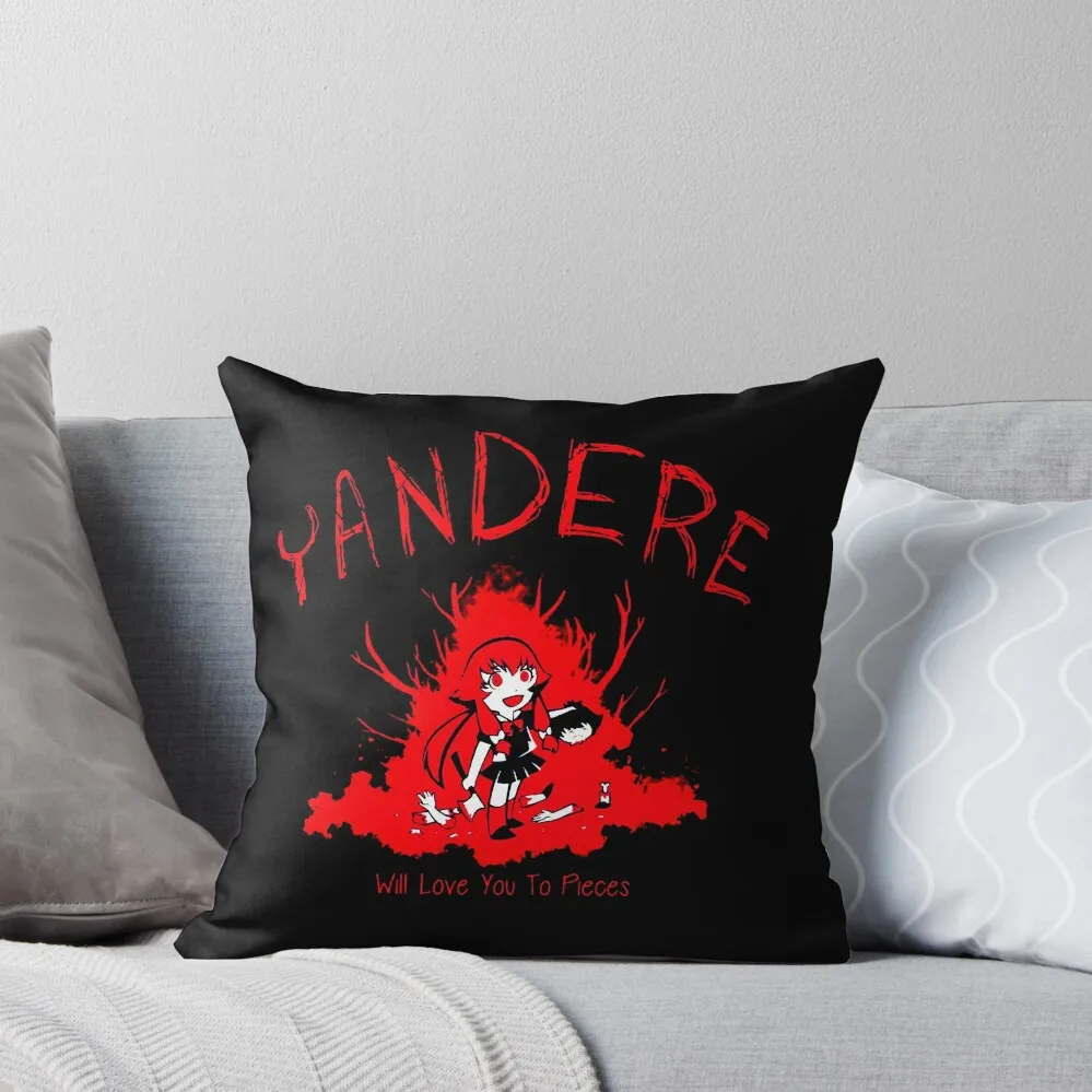 Yandere Simulator Love art Throw Pillow Decorative Cover For Living Room Luxury Pillow Case pillow