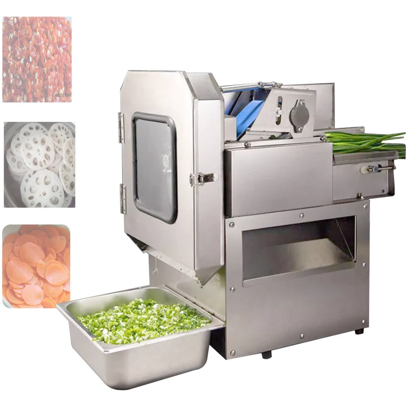 Commercial 304 Stainless Steel Mince Cilantro And Green Onion Cutter Machine With The Spining Blades