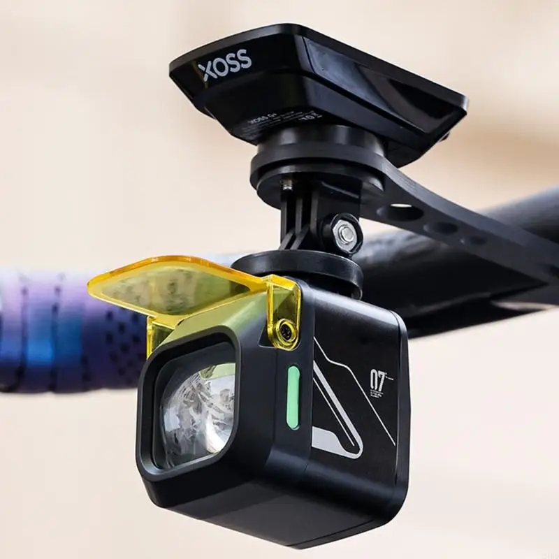 

USB Rechargeable Bike Headlight With Dustproof Lampshade Remote Control Bicycles Front Light for Road Cycling 24BD