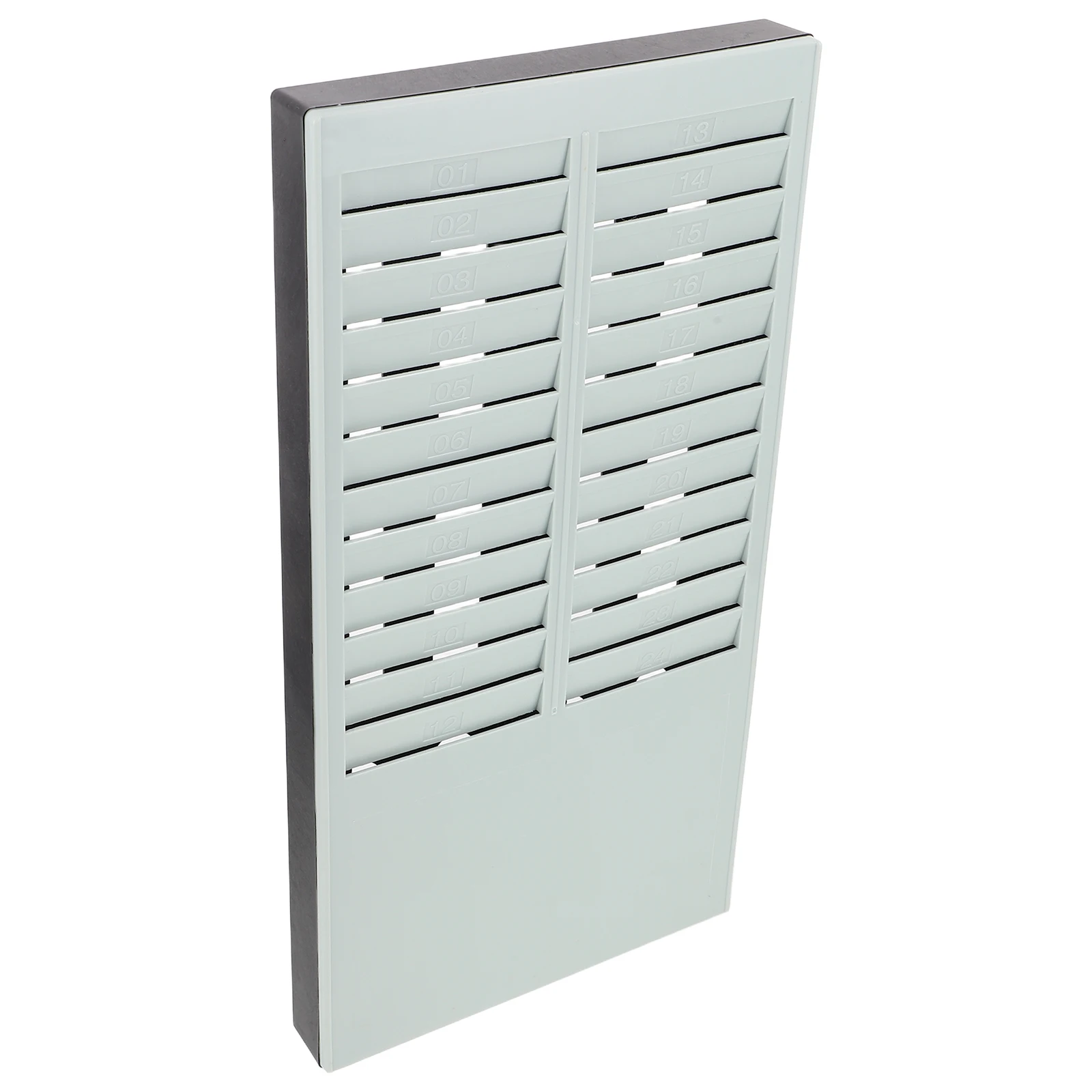 

24 Attendance for Business Paper Display Wall Warehouse Paper Mount Supply ganizer Plastic Employee Pocket Slot