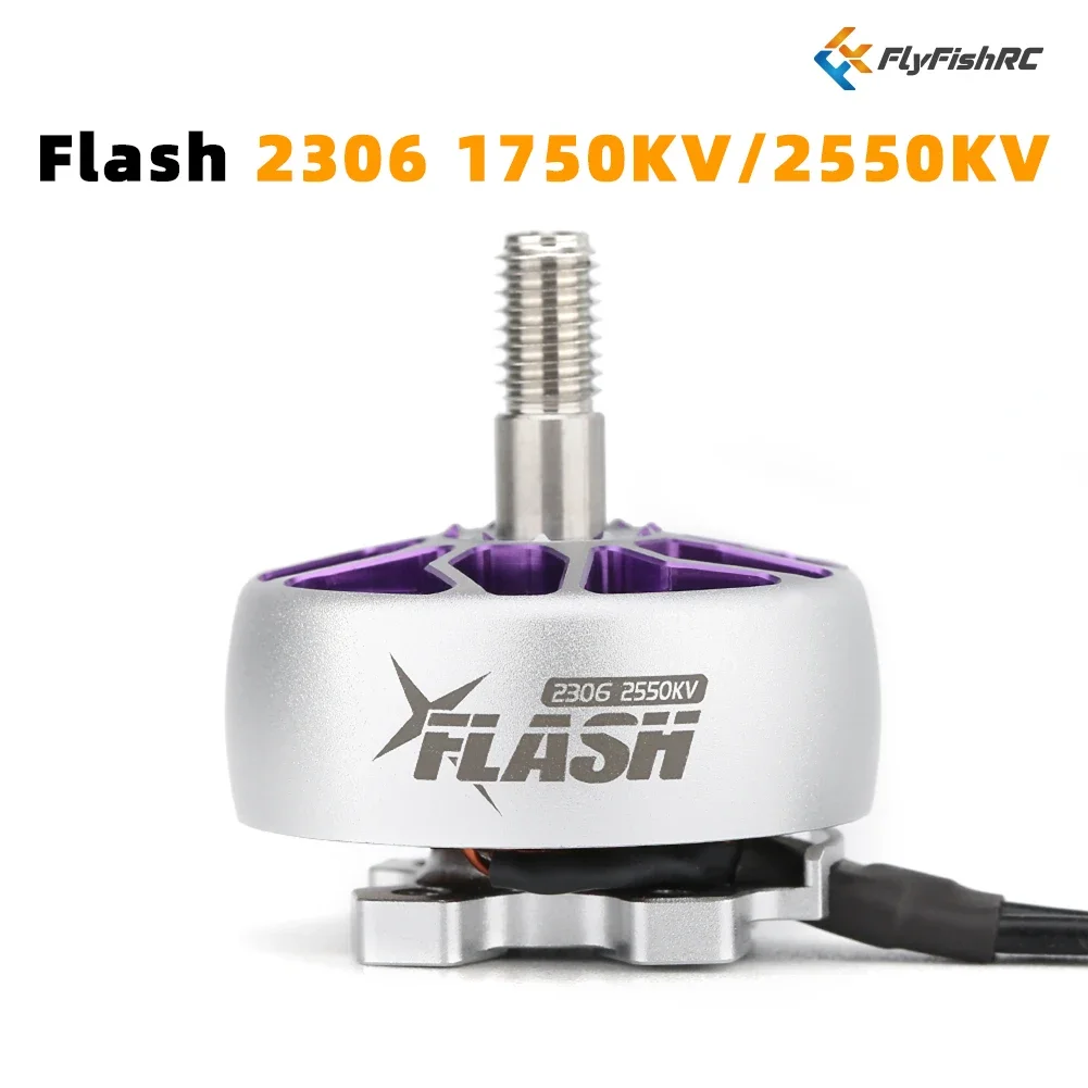 FlyFishRC Flash 2306 1750KV 2550KV compatible 5-6 inch propeller for RC FPV freestyle racing drone