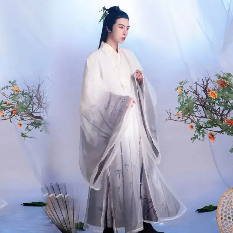 عباءة الهالوين للعب الأدوار من سلالة كوس مينغ مطبوعة بياقة قطرية للرجال والنساء في الملابس الصينية القديمة 1;w'2,c.3;r'
