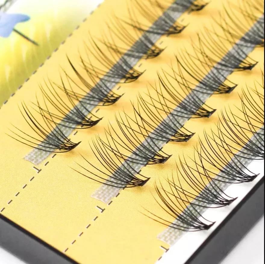 10D Cluster Eyelashes Natural Eyelash Extension Individual Eyelash Bunches 1 Box/60 Bundle Makeup Tools Lashes Wholesale