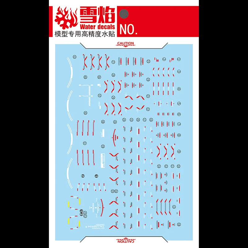 Model Decals Water Slide Decals Tool For 1/144 RG Tallgeese II Fluorescent Sticker Models Toys Accessories