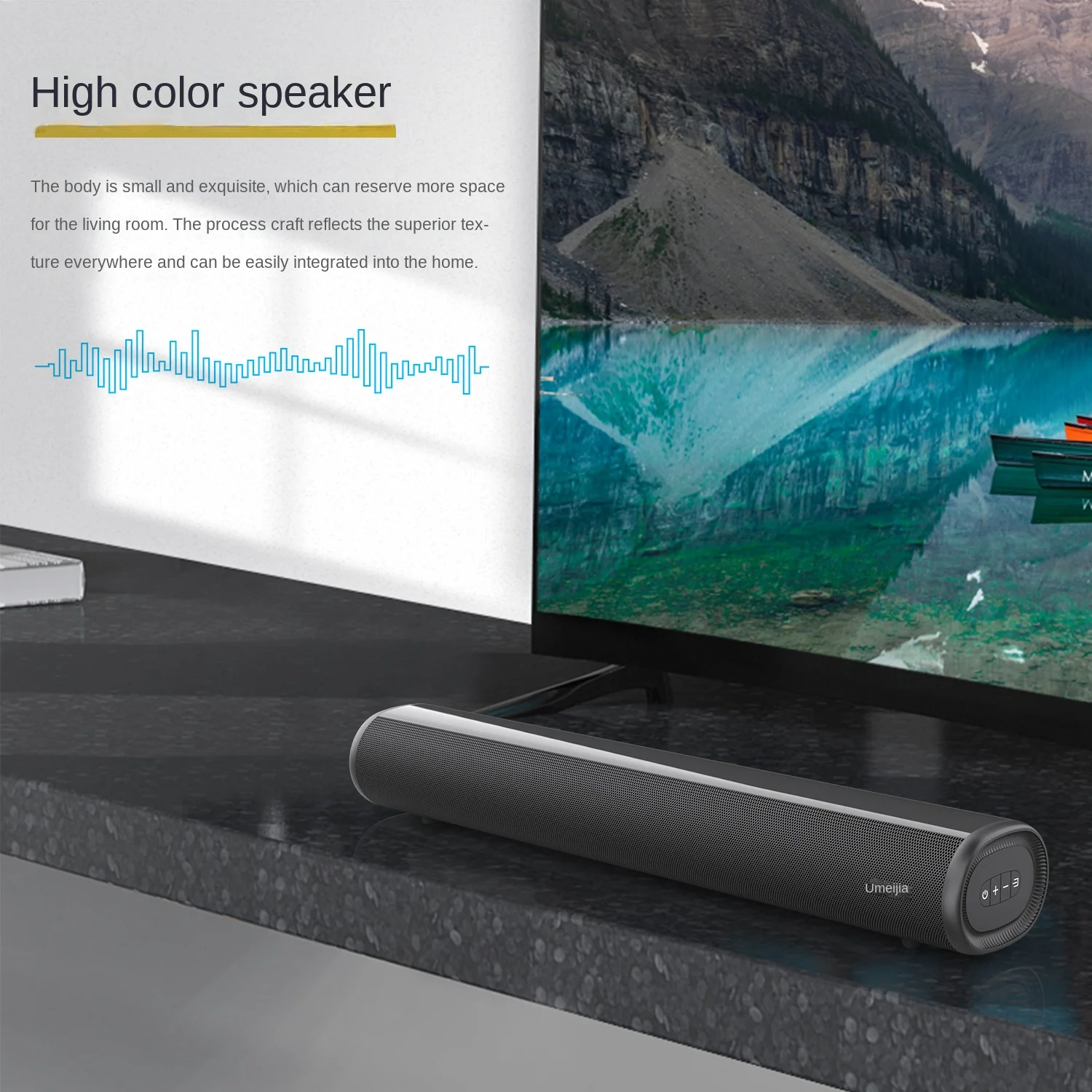 60W Bluetooth Speakers High Value Sound Bar Home Theatre Projector Echo Wall Living Room TV Sound Subwoofer Multiple Sound Modes