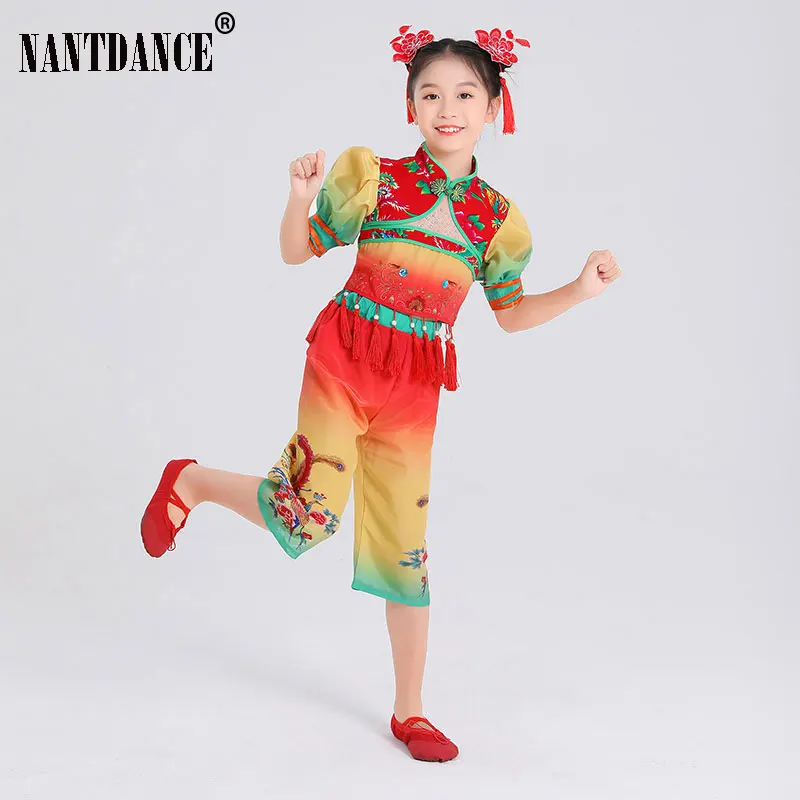 Hip Hop Dance wear Outfits Stage Costumes Coverall Clothes Girls Jazz Modern Dancing Costumes Clothing Suits Kids Children