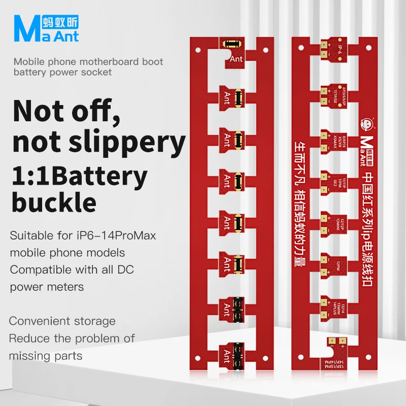 

MaAnt Battery Power Holder DC Supply Booting On Cable Wire USB For iPhone 611 11 12 13 Pro Max Motherboard Repair Testing