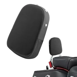 Universal Motorcycle Backrest Rear Sissy Bar Black Back Cushion Pad For Harley Yamaha Honda Suzuki Kawasaki Chopper Cruiser