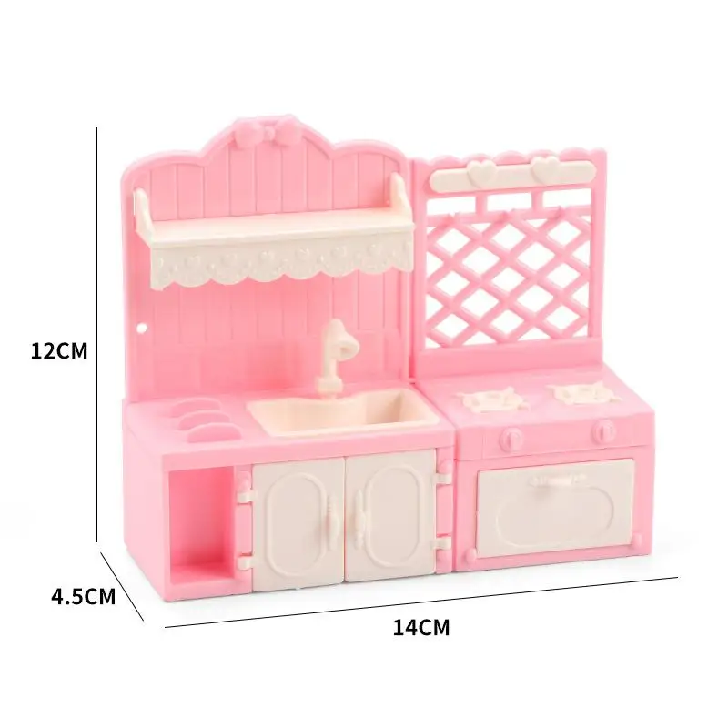 1Pc Dollhouse Miniature Simulation Display Cabinets Model 1/12 Mini Doll House Kitchen Furniture Decoration Pretend Play Toys