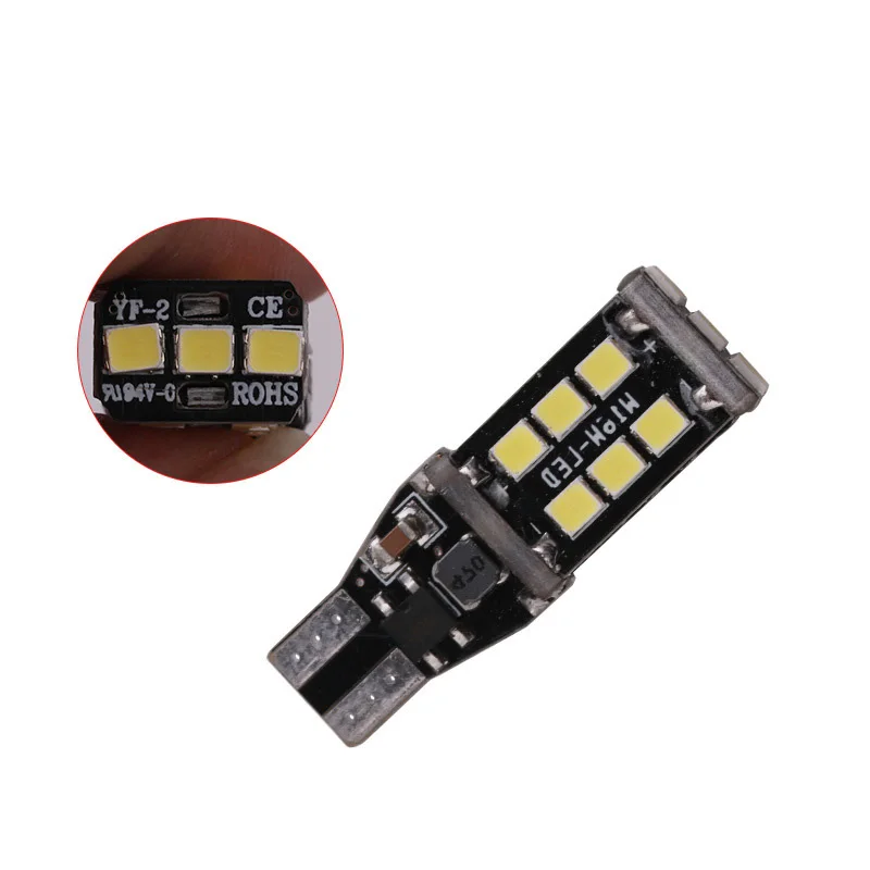 Automotive LED Decoded Reversing Lamp 1156-2835-15 Steering Lamp T15/T20/1157 Brake Lamp Reverse Lights Universal 2835