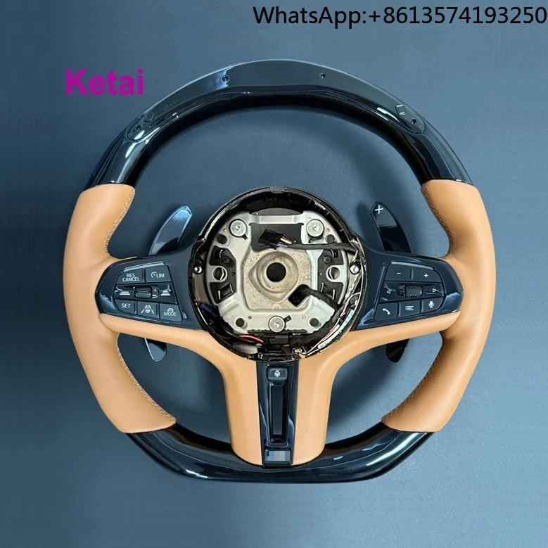 

For Custom Upgrade New Style G20 G30 LED Screen Display Sport Sport Interior Gloss Black Steering Wheel for BMW