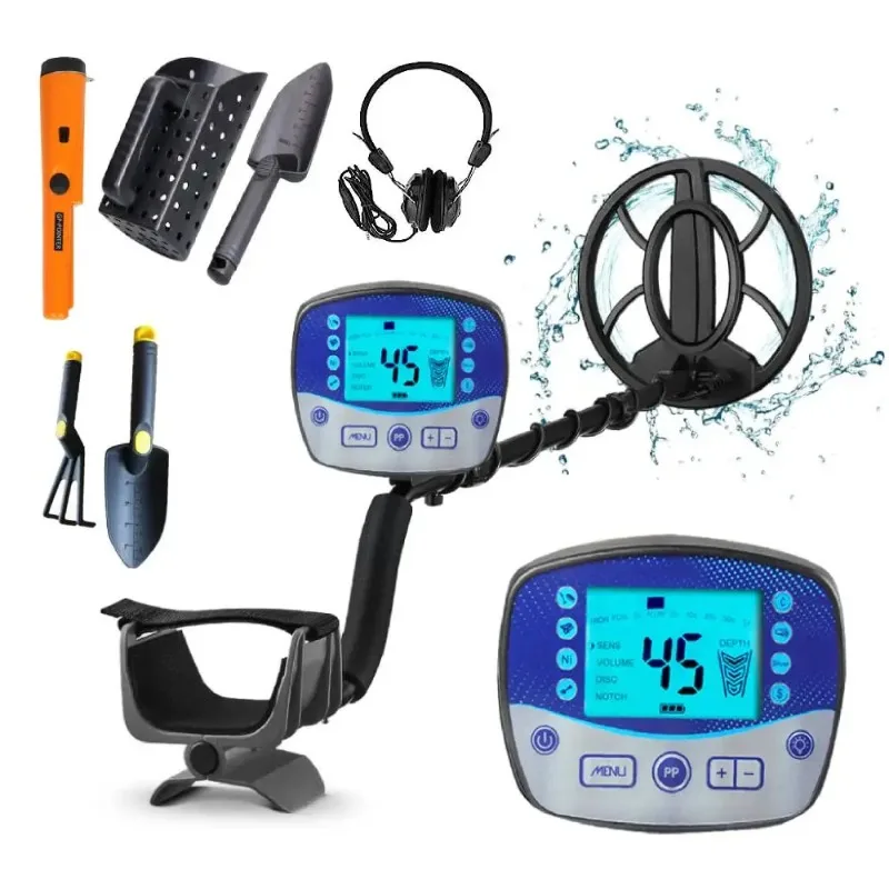 Metal Detector T11 Underground Depth Highly Sensitive Gold Detector Waterproof coil Treasure Hunter Detecting pointer