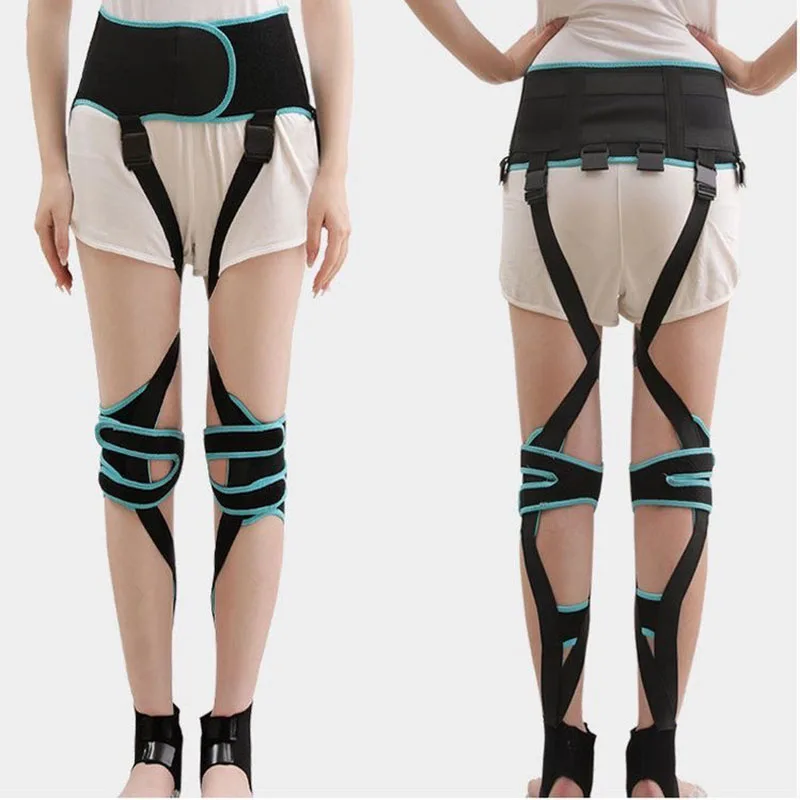 S size Leg Corrector Belt Strap-High Elasticity Straighten Beauty-O/X Type Leg Correction Bandage-for Child Leg Corrector Band