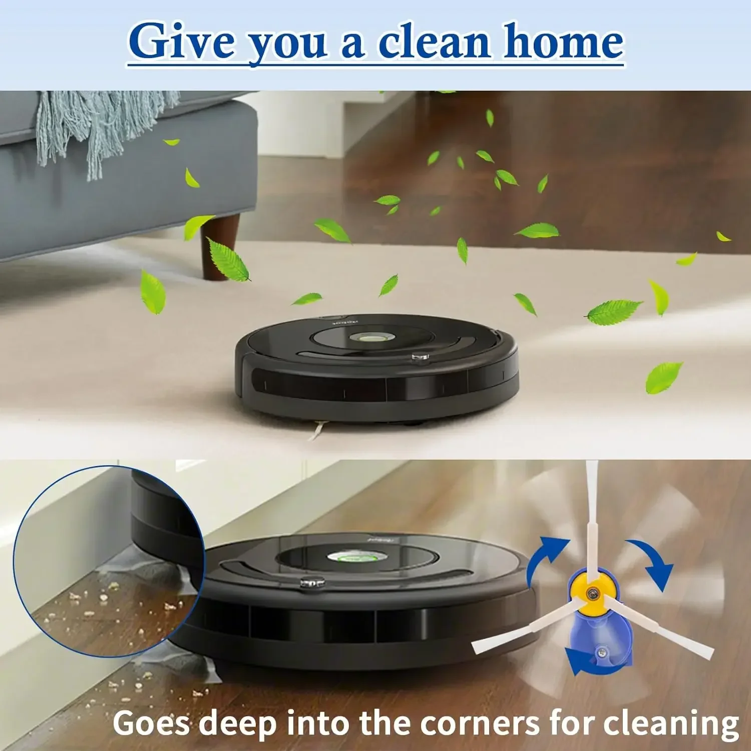 Replacement Side Brush Motor Module for iRobot Roomba 500 600 700 800 900 Series i7 E5 E6 E7 Vacuum Cleaner Replacement