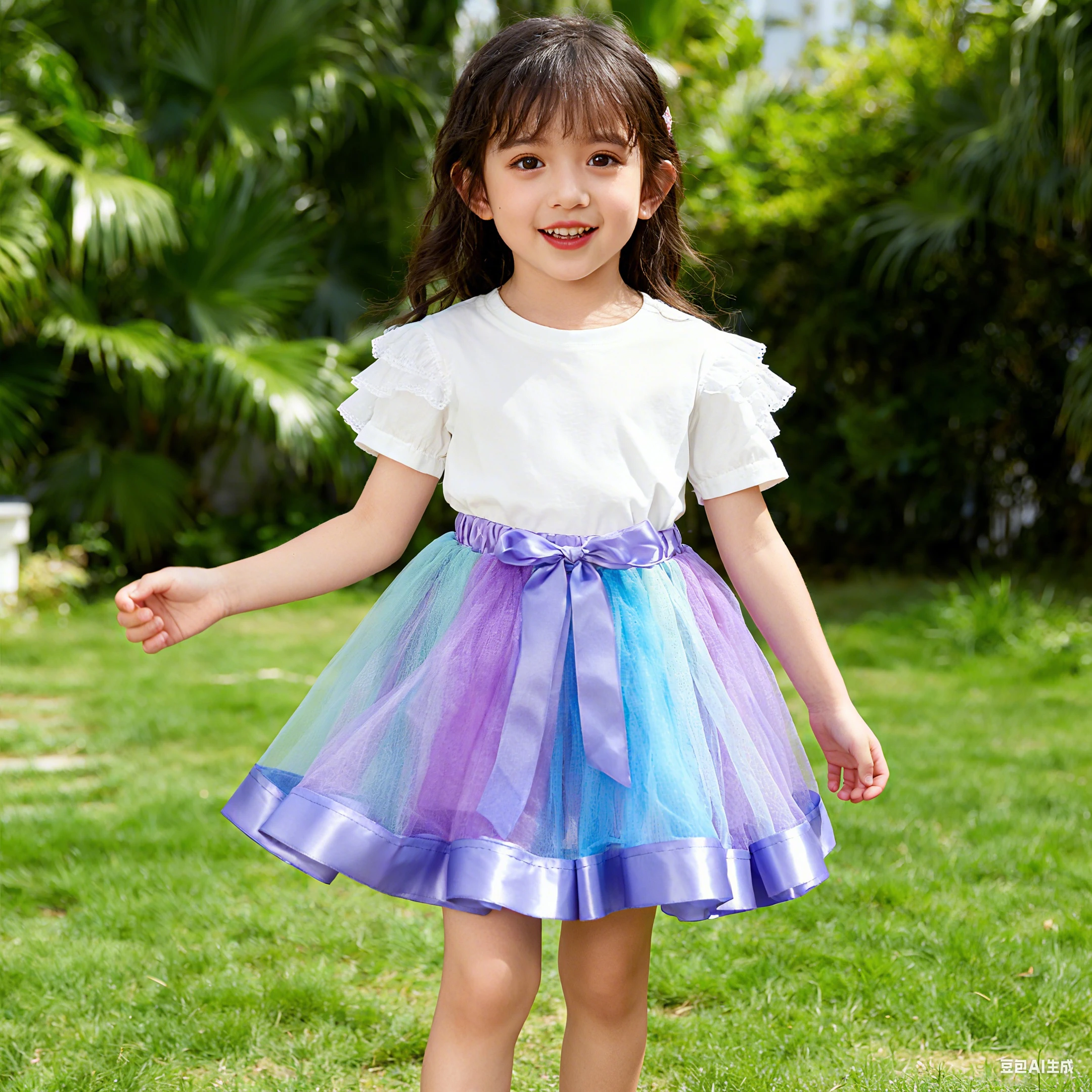 Falda tutú de malla para niña con decoración de lentejuelas, varias ocasiones, vestido, fiesta, actuaciones en escenario, ropa para niños
