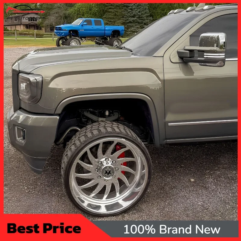 【2026】Viaol Monoblock Forged Super Single Wheels 24x14J ET-76 26x16J ET-101 8x170 Full Polished Turbine Rims Fit For Ford Super