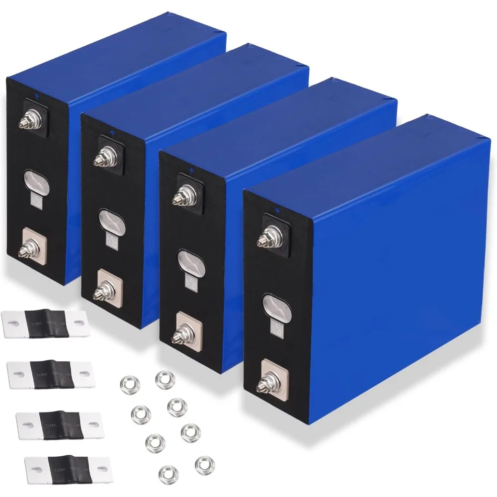 

4 шт., 3,2 В, 280 Ач LiFePO4, глубокий цикл, 8 000-10 000 аккумуляторных элементов, сменные литиевые батареи класса А для солнечной системы