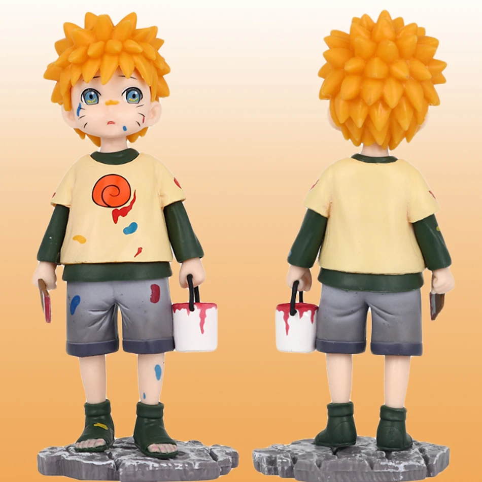 15cm Naruto Uzumaki Naruto Anime Figure Gk Childhood Uzumaki Naruto Action Figures Pvc Statue Model Collection Toys Kids Gifts