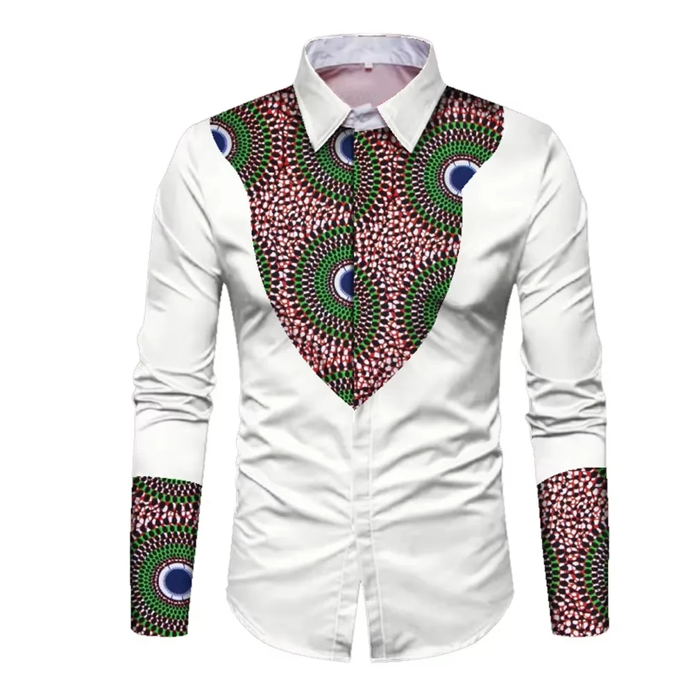 Men's spring and autumn casual long-sleeved shirts, handsome, fashionable and versatile new top