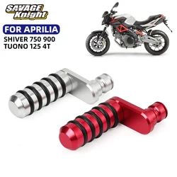 For Aprilia Tuono 125 4T Shiver 750 900 Rear Brake Lever Pedal Tip Motorcycle accessories Right Brake Pedal Toe Pegs Step Plate