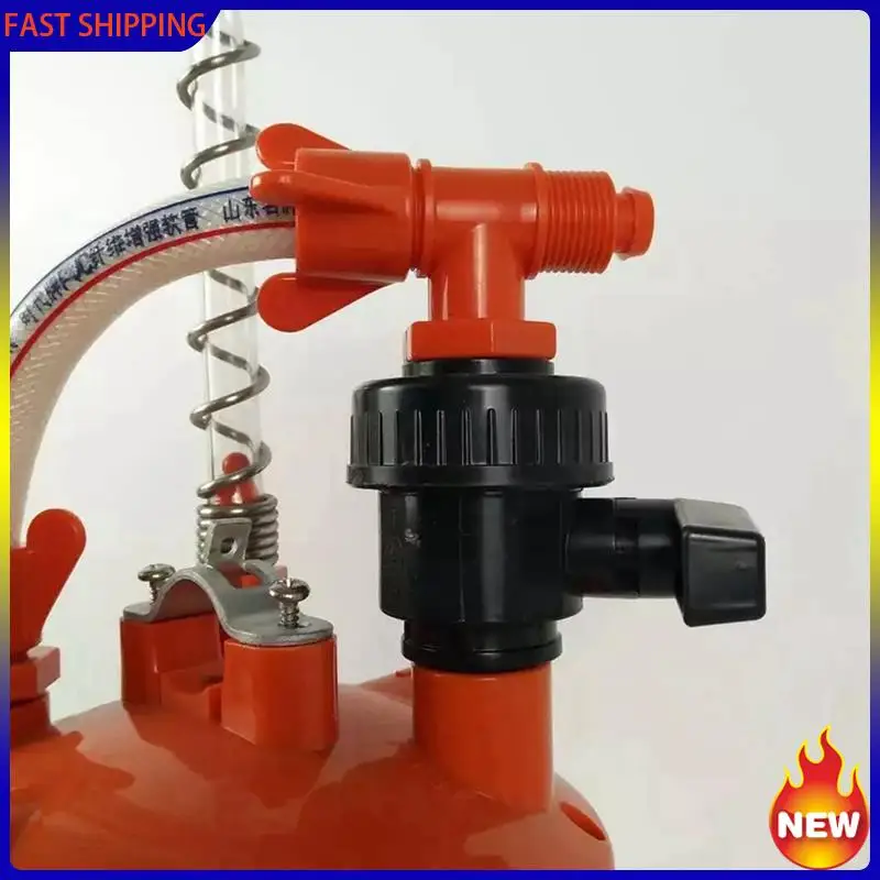 Hot Trend-Poultry Farming System Water Line Water Pressure Regulator Automatic Pressure Regulating Valve 4Pcs Red