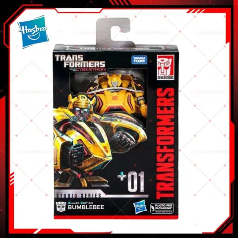Transformers In Stock Studio Series 01 Gamer Edition Bumblebee Hasbro War For Cybertron Collectible Action Figure Gift For Fans