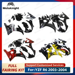 Fit For Yamaha YZF R6 2003 2004 Fairing Kit Full Set Motorcycle Fairings Painted Bodywork New ABS Plastic 4 Gifts
