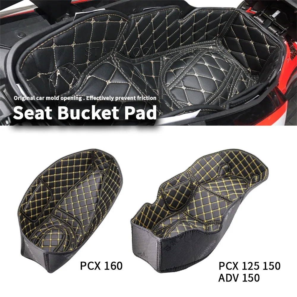 For HONDA PCX150/160 Motorcycle Accessories Rear Trunk Inner Cushion Seat Bucket Storage Luggage Box Liner Pad Protector