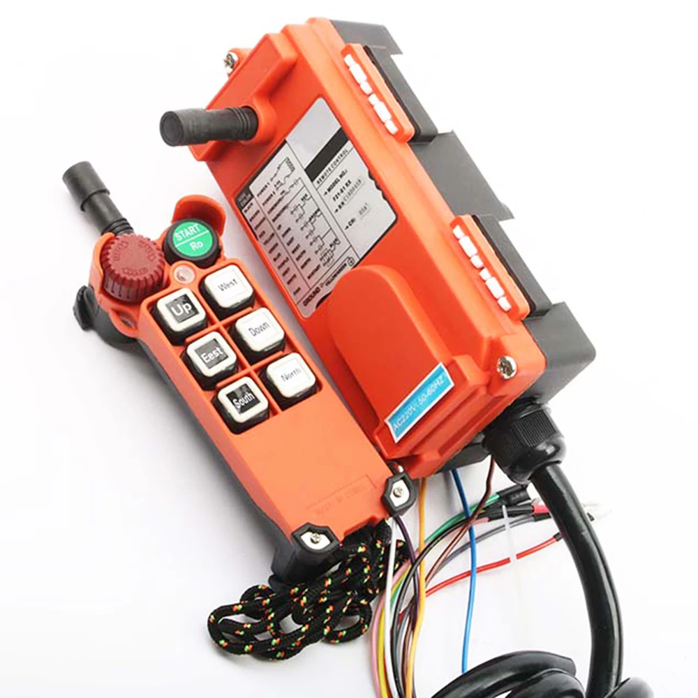 F21-E1 Arrow 220V 380V 24V 12V Industrial Remote Controller Switches Hoist Crane Control Lift Crane 1 Transmitter+1 Rceiver