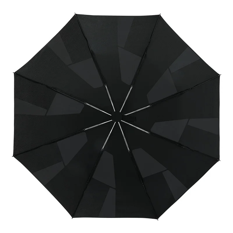 

Tri-fold easy-to-collect folding patch memory umbrella, business umbrella