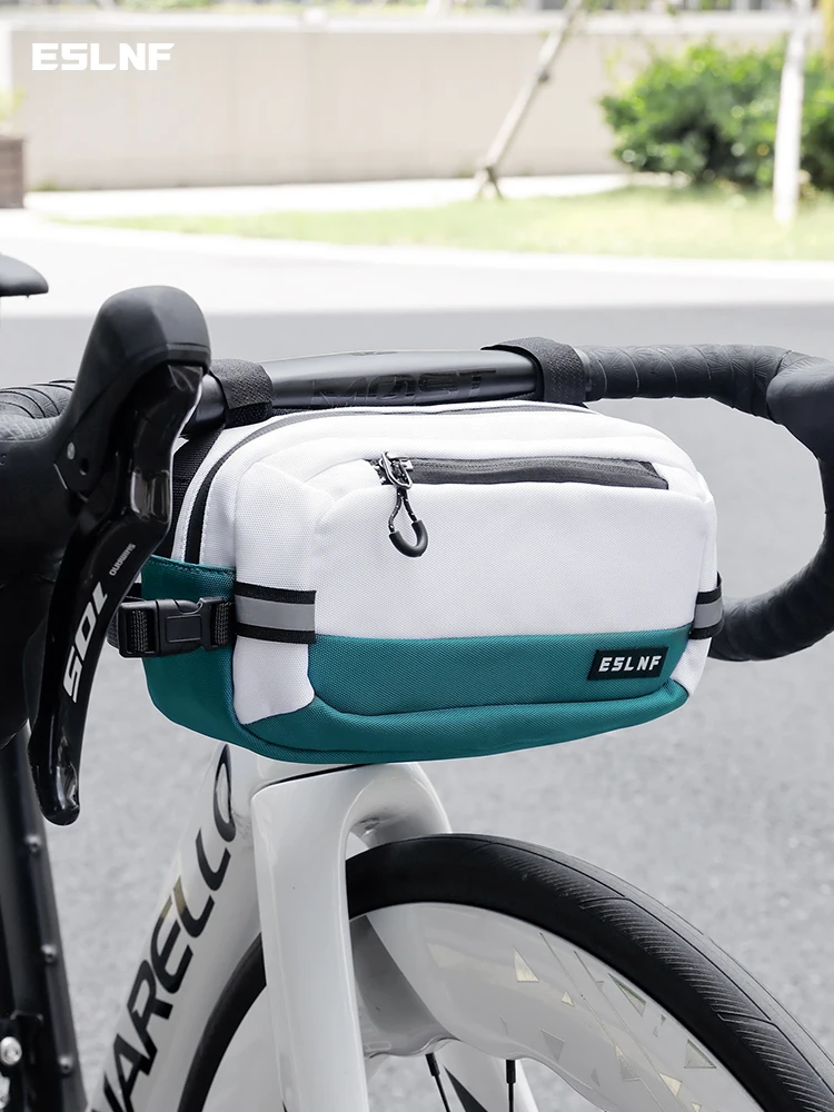 AliExpress ESLNF Bike Handlebar Bag Bike Bag Portable Pannier Multi-purpose 2.5L Large Capacity Backpack Shoulder Messenger Crossbody Bag