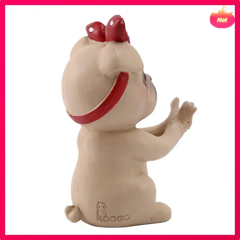 3X Puppy Dog Glasses Holder Stand Eyeglass Retainers Sunglasses Display Cute Animal Design Gift (Pug)