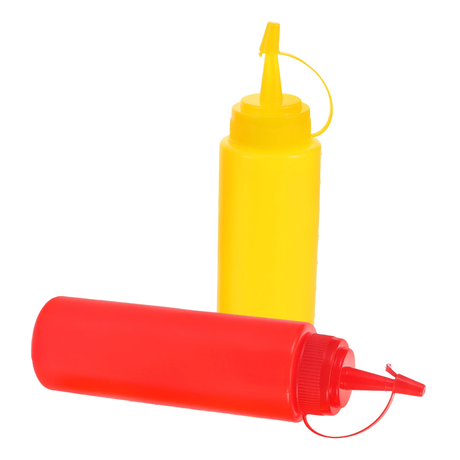 2 Pcs Tricky Ketchup Bottle Sauce Bottles Squeeze Small and Mustard Filling Liquid Fart Spray Plastic Travel