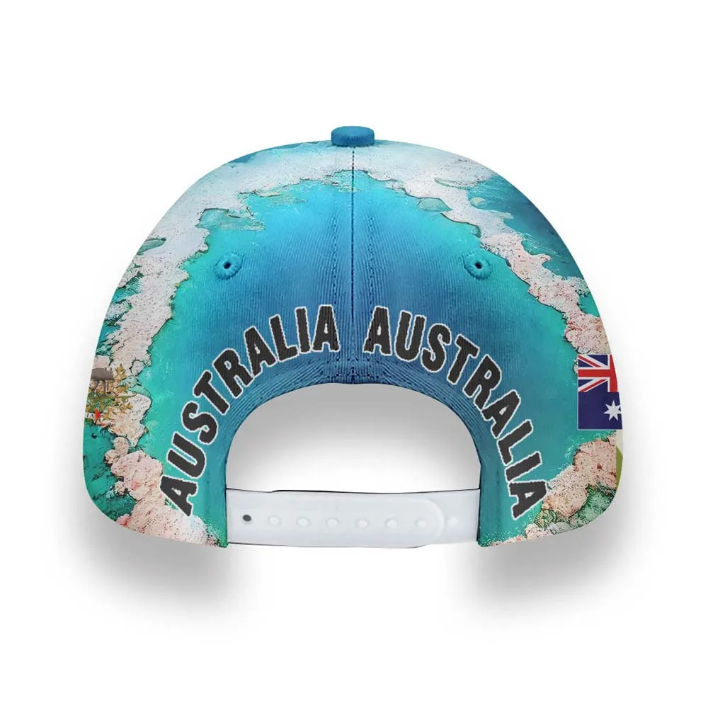 Australia Baseball Caps Free Custom Made Name Number Team Logo Australian Hats Aus Travel Au Nation Flags Cap Navy Blue Headgear
