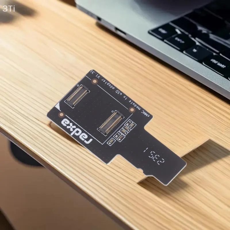 محول لوحة EMMC إلى USD ووحدة حرق بطاقة MicroSD TF لـ ROCK PI 4A/4B