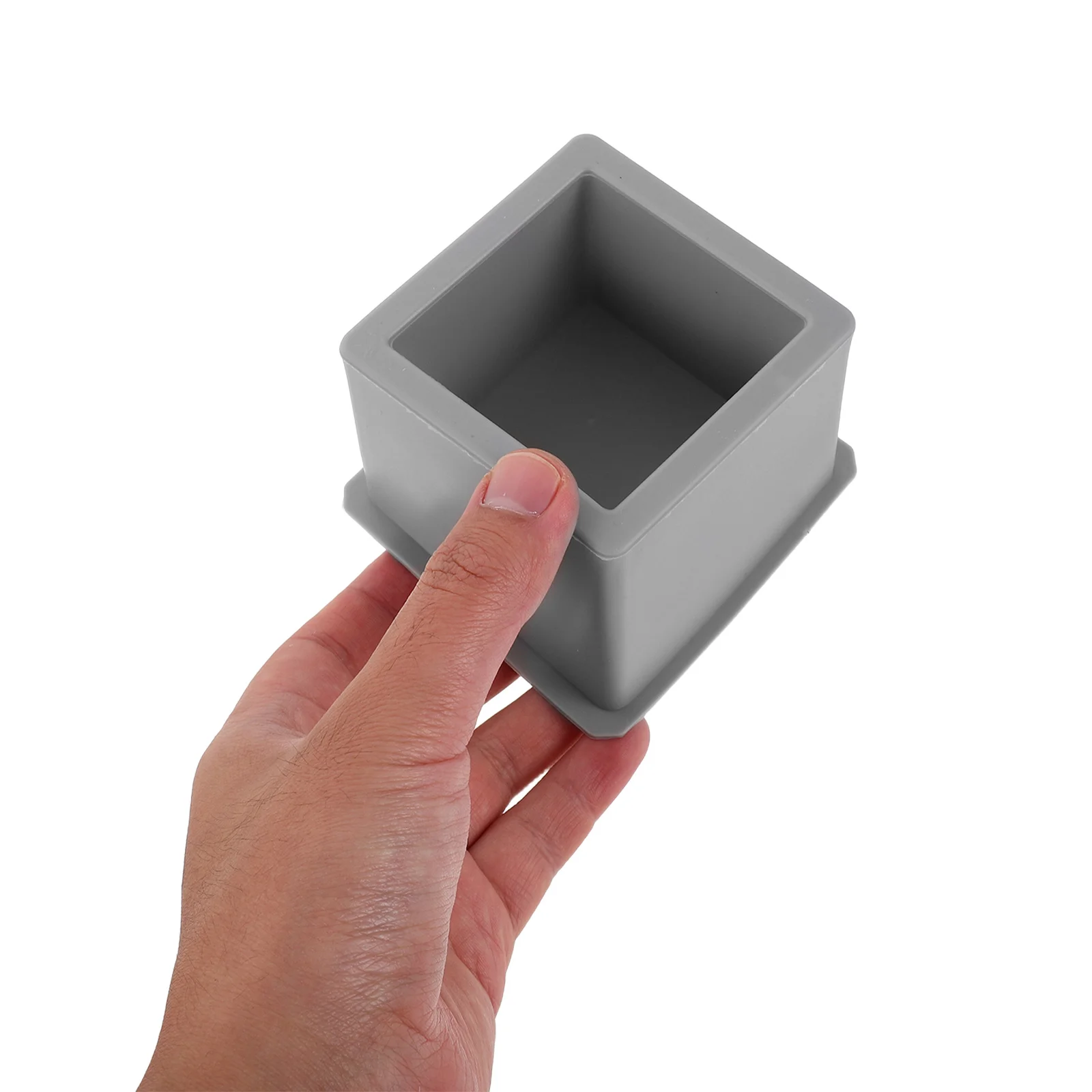 

2pcs Silicone Concrete Flower Pots Molds Vase Mold Reusable Cement Clay Pot Moulds For Succulent Planter Making