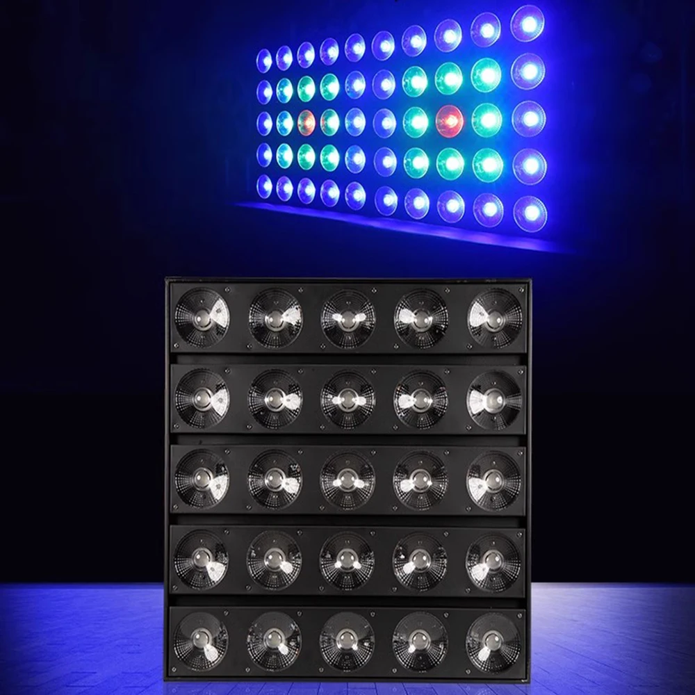 Led Matrix Light 5X5 25X30W RGBW 4 in 1 Led Pixel Background Stage Lighting Disco DJ Night Club Living House Lamp