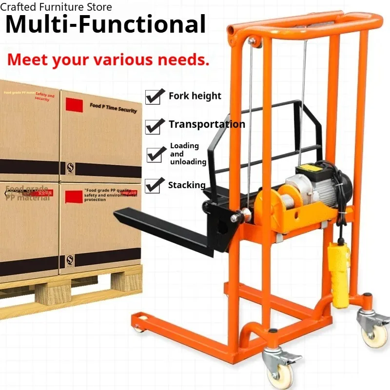 Anti-slip Forklift Truck Footplate Micro Manual Forklift Truck Hydraulic Commercial Furniture Carretilla Elevadora ZY60CC