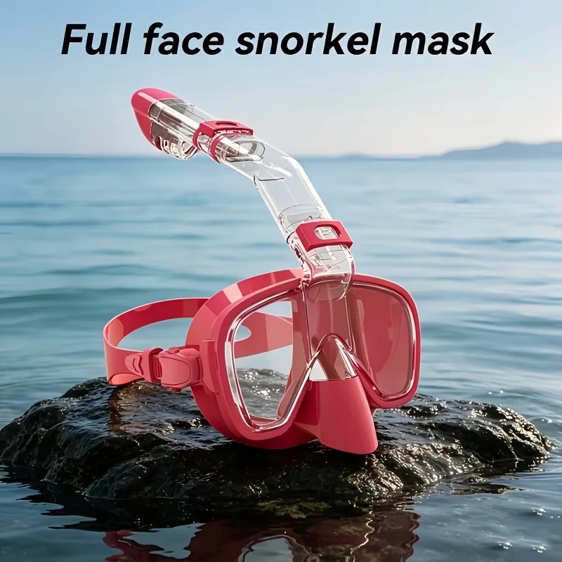 Half face diving mask dry folding diving mirror set latest multifunctional 180 degree  high-definition adult safety equipment ﻿