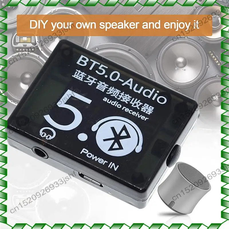 -BOFF BT5.0 аудиоприемник + корпус + комплект аудиокабелей «один-два» MP3 Bluetooth декодер без потерь автомобильный динамик плата усилителя звука