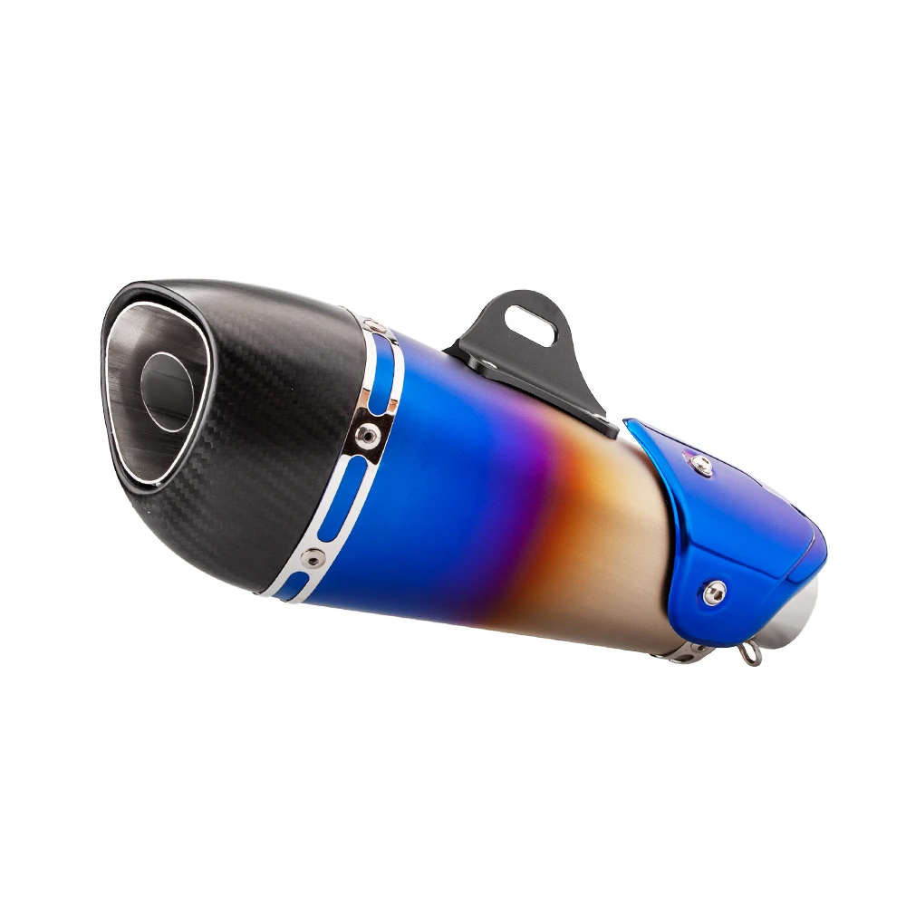 

Intelligent Library Universal 51MM Motorcycle Exhaust Pipe Universal Exhaust Muffler Yoshimura Alpha S1 Carbon Fiber For Z900 MT