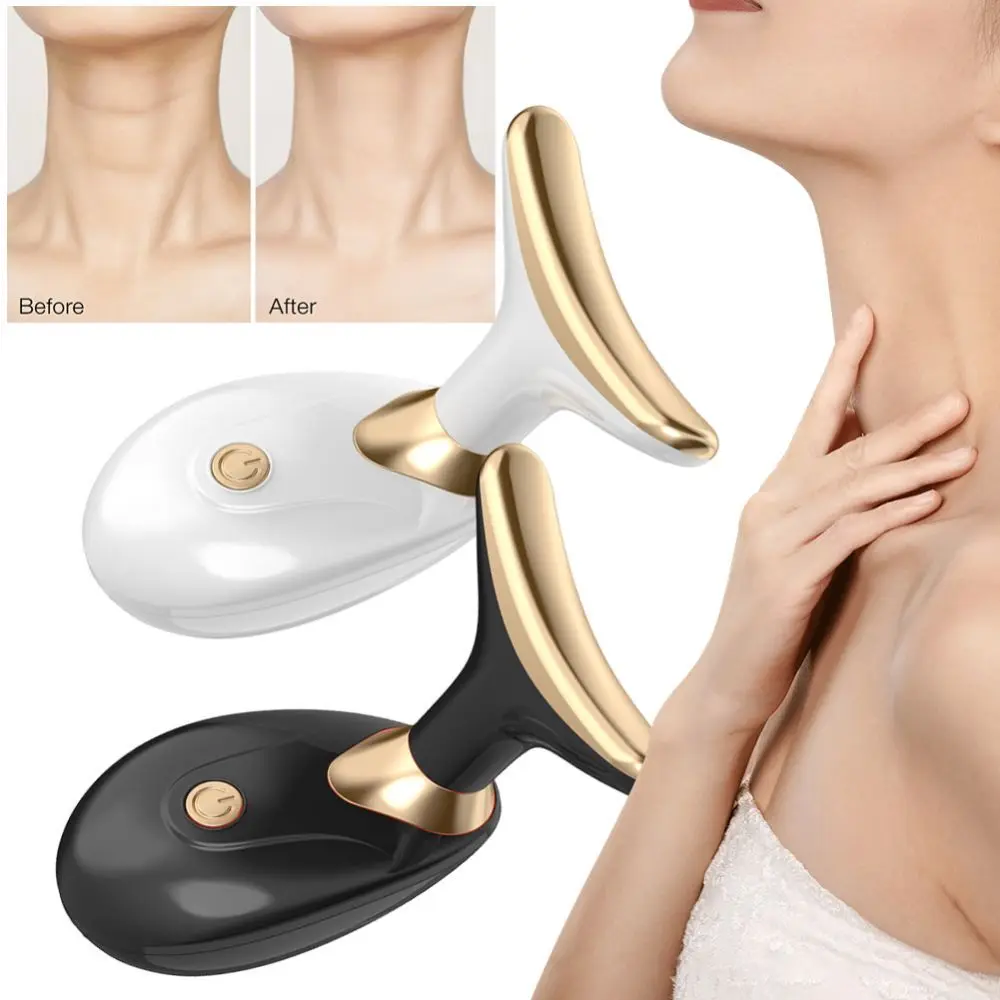 Masseur multifonctionnel pour le visage et le cou – Appareil de beauté alimenté par batterie, cadeau parfait pour les femmes, cadeau idéal pour la Saint-Valentin
