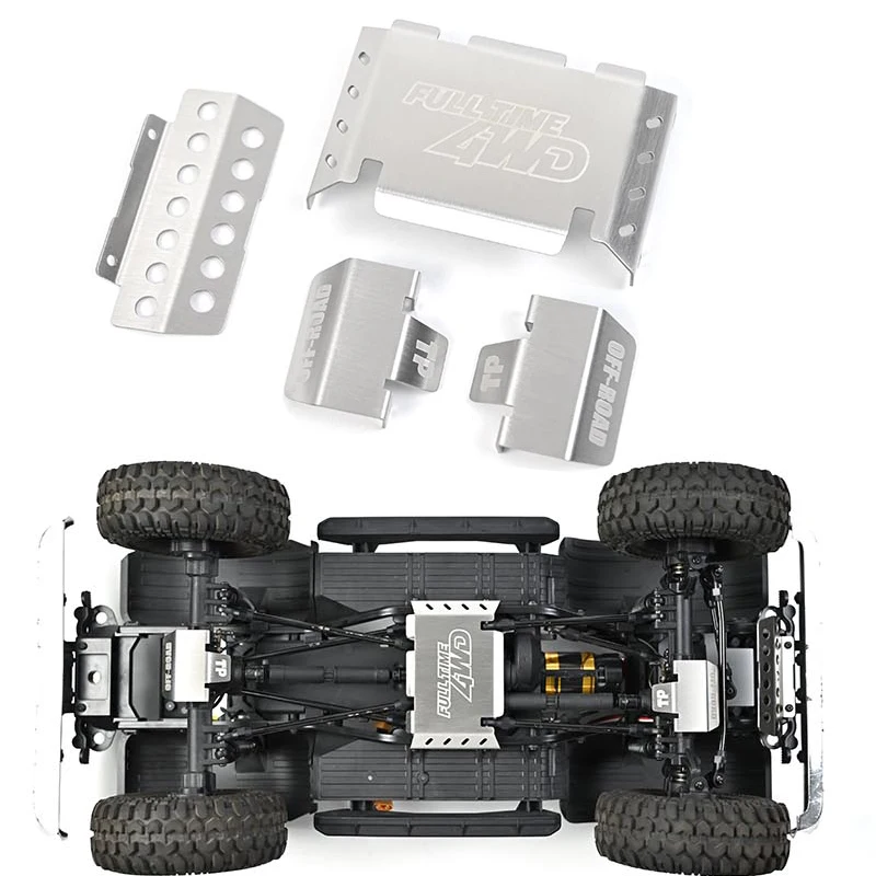 

Металлическая защитная пластина шасси для радиоуправляемого гусеничного автомобиля 1/10 FMS FCX10 K5