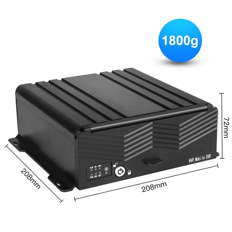 Gravador de vídeo móvel digital MNVR 8 canais HDD SSD NVR móvel com GPS 3G 4G para caminhão de ônibus