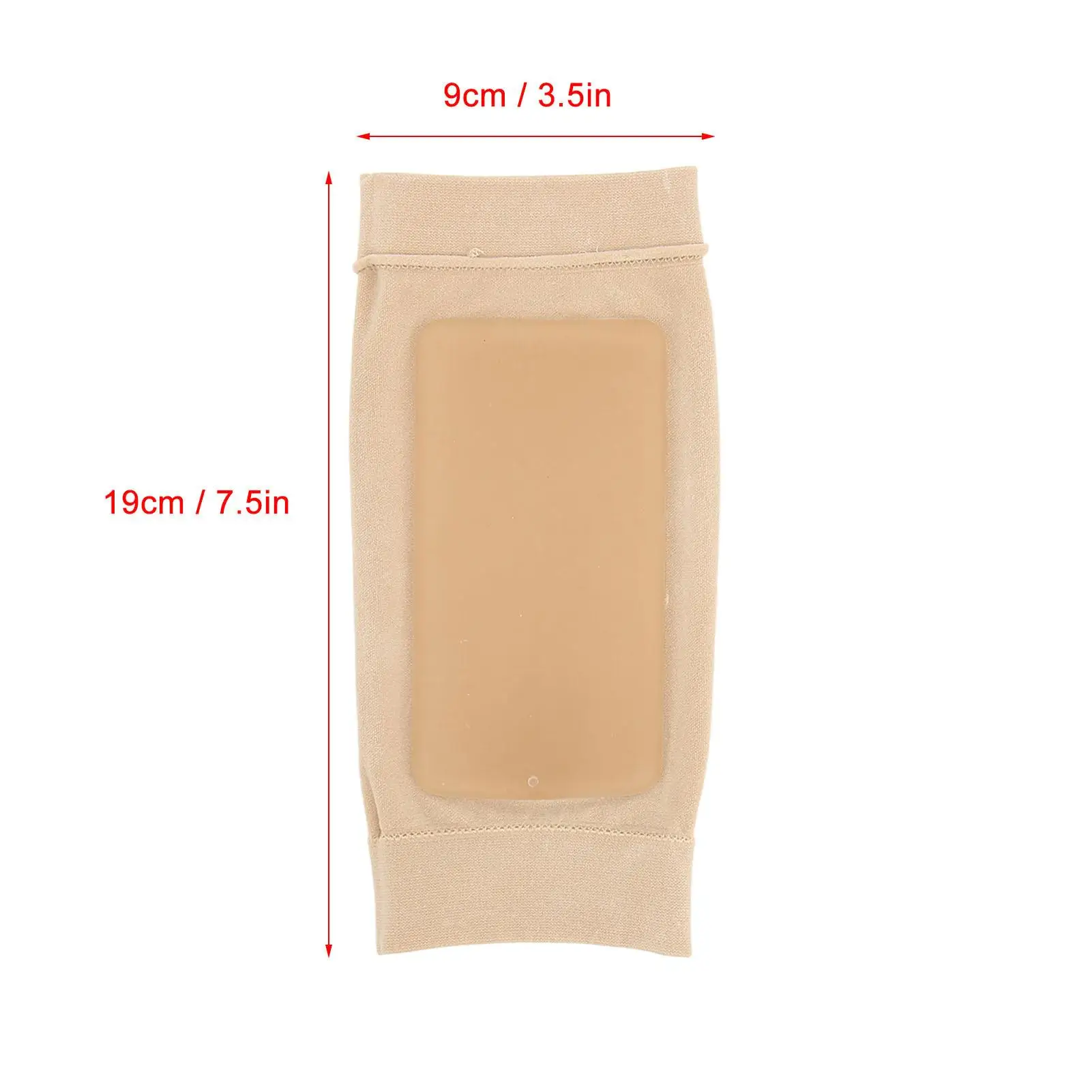 Soporte de tobillo Calcetín reductor de fricción Manga acolchada de talón suave para pies secos agrietados