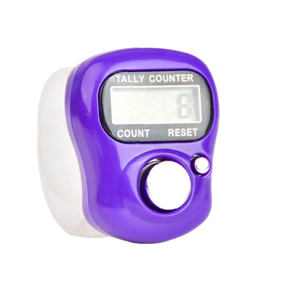 Mini Electronic Finger Counter Hand Tally Clicker Counter Ring Digital Counters Knitting Row Counter New image 4