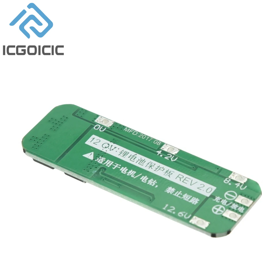 Carte de protection du chargeur de batterie au lithium 18650, technologie de protection de charge cellulaire, 3S, 20A, Eddie ion, PCB, BMS, 11.1V,